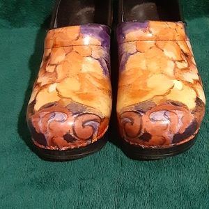 Dansko Fresco Professional Leather Clogs size 38